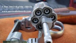 5 best survivalist pistol calibers [upl. by Ahsrats]