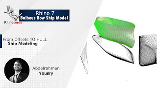 BULBOUS BOW Ship modeling using rhino ARABIC Tutorial [upl. by Oidualc]