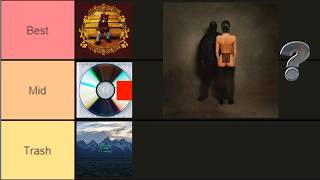 Ranking Every Kanye West Album Best Kanye West Discography Tier List [upl. by Elegna]