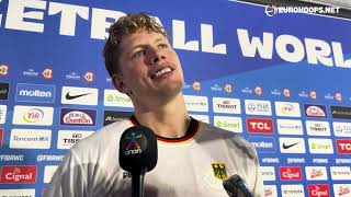 Moritz Wagner wants to enjoy the celebration after beating Team USA [upl. by Waneta]