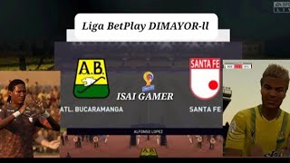 Bucaramanga vs Santa fe Liga BetPlay 2024 [upl. by Kennard]