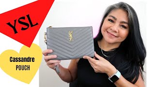 YSL Cassandre Pouch Review  Best Designer Pouch Clutch [upl. by Craw68]