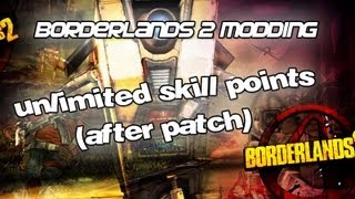 Borderlands 2  How to Mod Skill Points After Patch PS3XBOXPC [upl. by Maribel]