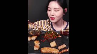 Buldak Yakisoba Mukbang ASMR [upl. by Shanna6]