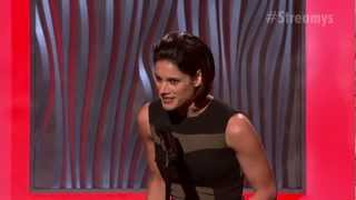 Streamys 2013 Missy Peregrym Best Female Performance Drama Acceptance Speech [upl. by Dirk]