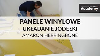 Klasyczna JODEŁKA  panele winylowe JAK ułożyć w jodełkę ARBITON AMARON HERRINGBONE [upl. by Nellda]