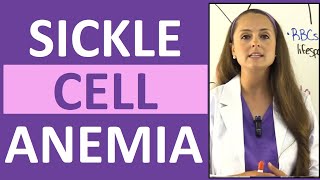 Sickle Cell Anemia Nursing  Symptoms Pathophysiology Sickle Cell Crisis amp Trait [upl. by Adnot821]