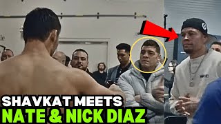 Shavkat Rakhmonov MEETS Nate Diaz amp Nick Diaz VIDEO [upl. by Miru710]