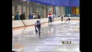 Winter Olympic Games Calgary 1988  5 km Lapuga  Van Gennip WR [upl. by Orapma]