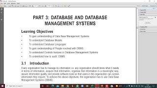 DISA Lecture for ELearning Test  Part 3 quotDatabase amp DBMSquot  DIKW Concept By CA Prerna Juneja [upl. by Aket344]