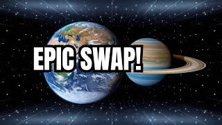 Planets Playing Switcheroo Earth and Saturns EPIC Swap universediscoveries facts universe [upl. by Wivinia]