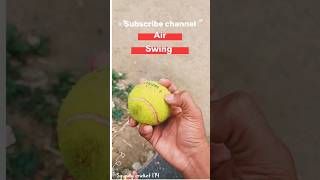 Tennis ball Air swing tips  cricket viral shortvideo viralshorts viralreels tips [upl. by Honniball]