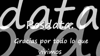 posdata Ckan letra [upl. by Ottie]