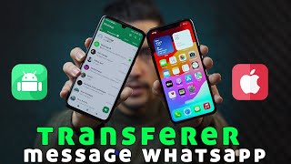 Comment Transferer Message whatsapp Android vers iPhone【2024】 [upl. by Dante357]