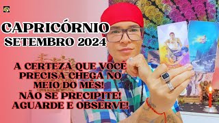 ♑️CAPRICÓRNIOSET24☀️A CERTEZA QUE VOCÊ PRECISA CHEGA NO MEIO DO MÊS🎯NÃO SE PRECIPITE AGUARDE🎯 [upl. by Ellersick]