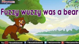 Jack amp Jill Rhyme  Fuzzy Wuzzy Was A Bear  English Popular Nursery Rhymes For Kids [upl. by Imarej]