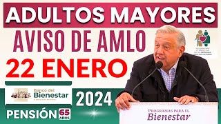 🔴¡GRAN AVISO DE AMLO PARA ADULTOS MAYORES ¡¡ATENCIÓN🔴 [upl. by Guinn418]