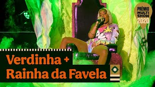 Ludmilla  Verdinha Remix e Rainha da Favela  Prêmio Multishow 2020 [upl. by Gonagle282]