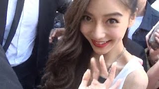 Angelababy amp Huang Xiaoming  Paris 24 june 2016 Fashion Week show Givenchy  juin [upl. by Dannie]