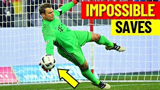 Manuel Neuer Impossible Saves  Witness the Unbelievable Manuel Neuers Insane Saves [upl. by Eelorac252]