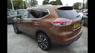 NISSAN XTRAIL 16 DiGT Tekna 5dr 7 Seat PETROL 2017 ONE OWNER SAT NAV ULEZ SUNROOF £10499 [upl. by Ulberto]