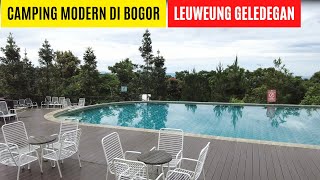 CAMPING MODERN DI BOGOR  LEUWEUNG GELEDEGAN ECOLODGE [upl. by Einnep818]