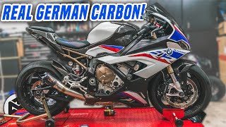 BMW S1000RR Full Carbon Install Part 1 [upl. by Allis570]