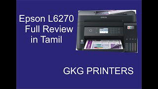 Epson L6270 color Duplex Review in tamil [upl. by Seuqirdor344]