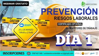 Día 1 Curso gratuito de Prevención de Riesgos Laborales [upl. by Elyod313]