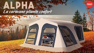 Trigano I L ALPHA la caravane pliante haut de gamme pour les couples ANCIEN PRODUIT [upl. by Suirred]