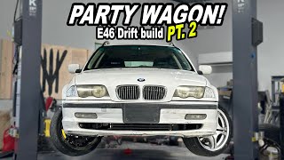 E46 Wagon Gets INSANE Angle Hydro EBrake amp MORE Pt 2 [upl. by Nidnal]