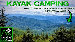 KAYAK CAMPING  Great Smoky Mountains NP amp Fontana Lake  Fontana Copper Mine  Backcountry Camping [upl. by Yenalem439]