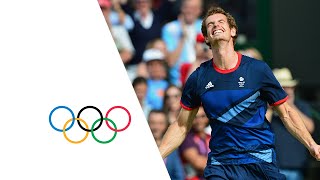 Andy Murray Wins Olympic Gold Medal v Roger Federer  London 2012 Olympics [upl. by Ecinahc]