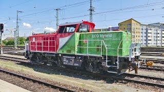 Die ECOHybridDiesel Rangierlok in Nürnberg Hbf [upl. by Sanchez587]