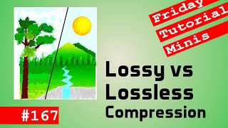 Lossy vs Lossless Compression  Friday Minis 167 [upl. by Nennahs260]