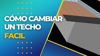 Cómo cambiar un techo de un casa retechar solucionespracticas walling [upl. by Sanalda]