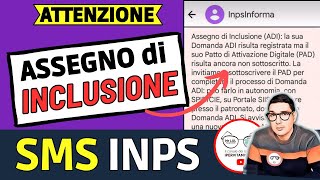 INPS 💳 ASSEGNO DI INCLUSIONE ➡ ESITI ADI DOMANDE PAD  per CHI e come fare AD AVERE PAGAMENTI SUBITO [upl. by Gnilyarg]