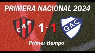 Patronato vs Quilmes  Primera Nacional 2024 Zona A Fecha 31 Primer Tiempo [upl. by Nyrual]