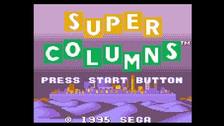 Super Columns Game Gear Playthrough [upl. by Frazer]