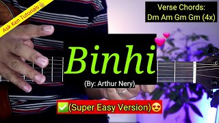 Binhi  Arthur Nery Super Easy Chords😍  Guitar Tutorial [upl. by Sarson]