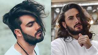 Long Hairstyles For Men 2021  Long Hairstyles With Beard  Mens Trendy Hairstyles [upl. by Enert]