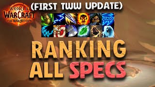 Progressive M TIERLIST 1 TWW Update  RANKING ALL SPECS  The War Within [upl. by Ramma]