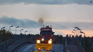 Heavy Haulage Volvo FH16 with CAT345B etc [upl. by Sualokin492]