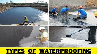 Types of Waterproofing [upl. by Junji300]