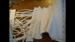 Corset Making Sewing Boning Channels  Lucys Corsetry [upl. by Leasia]