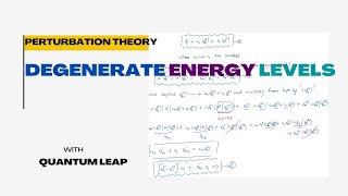 09Degenerate energy levels [upl. by Yarled639]