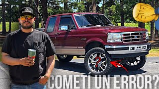 Rines 15x10 en Llantas 33x1250R15 Landspider Para 1996 Foringa Ford F150 Eddie Bauer Levantada 8” [upl. by Anatnom]