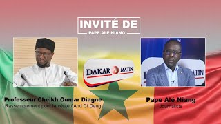 Pr Cheikh Oumar Diagne quot Macky Sall doit avoir le courage dassumer tous ses actes scandaleux quot [upl. by Ahsirahc]