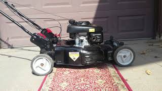 Craftsman SelfPropelled 22inch Mower 55HP Honda GCV160 SOLD SOLD SOLD [upl. by Haldes842]