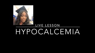 Hypocalcemia in Nursing [upl. by Longerich]